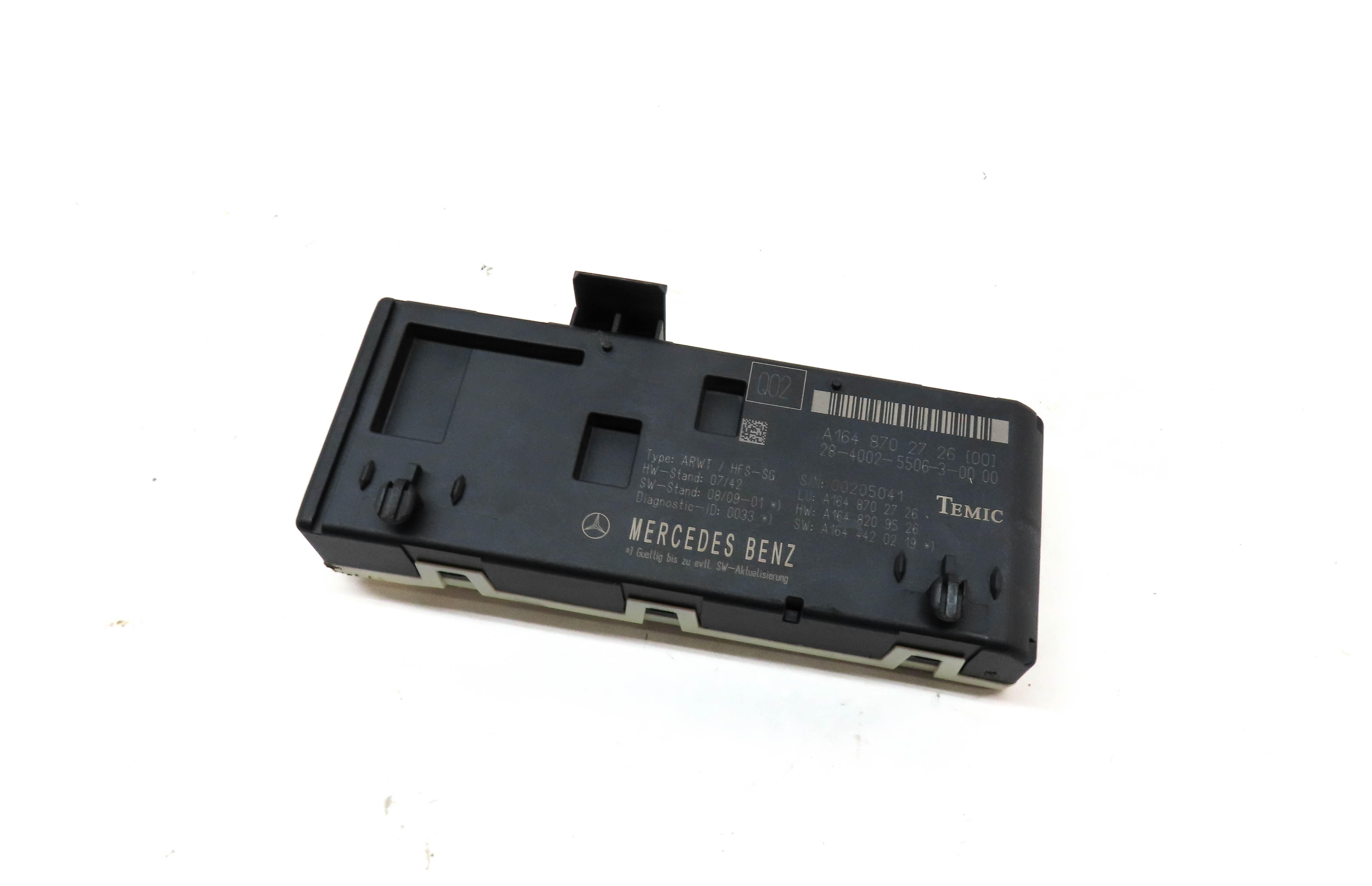 08-13 MERCEDES GL ML R CLASS (W164 W251 X164) REAR TRUNK LIFT LIFTGATE MODULE — exact item pictured